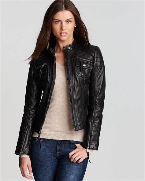 michael kors leather jacket price|michael kors leather jacket sale.